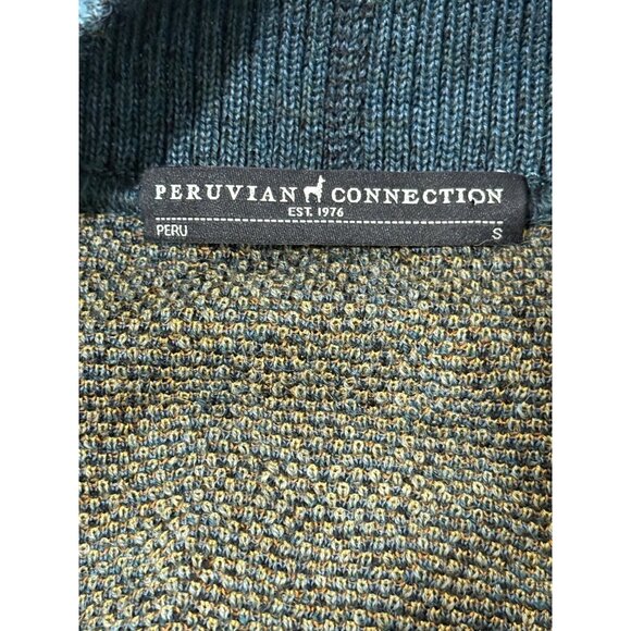 Peruvian Connection Open Front Cardigan Sweater Baby Alpaca Blend Womens Size S - Picture 4 of 7